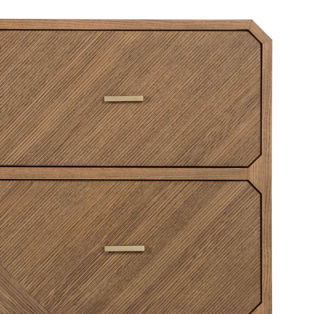 Corinth 6 Drawer Dresser - Natural Ash