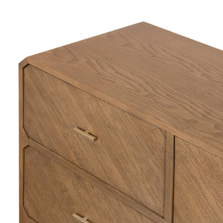 Corinth 6 Drawer Dresser - Natural Ash