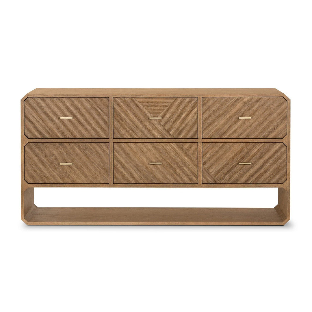 Corinth 6 Drawer Dresser - Natural Ash