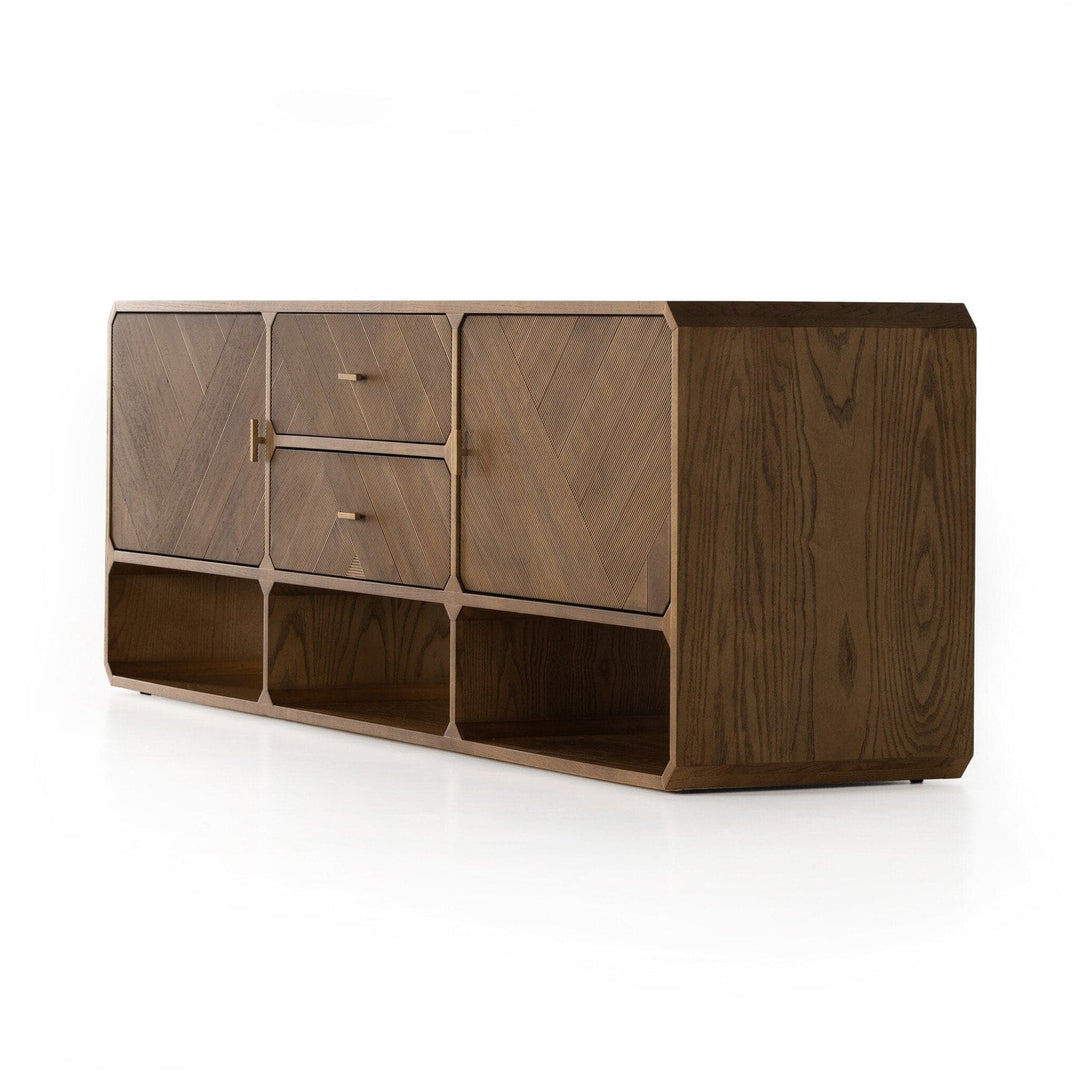 Maverick Media Console - Natural Ash