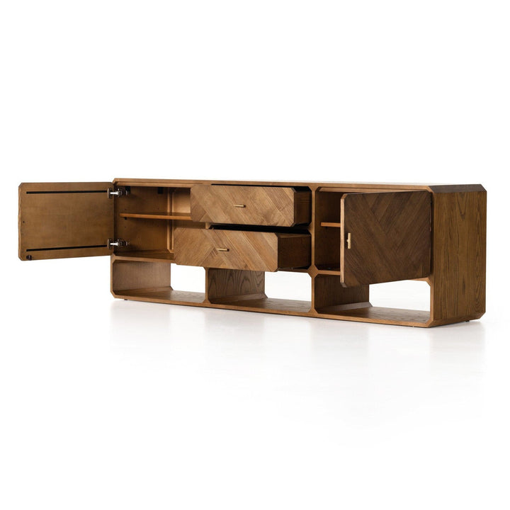 Maverick Media Console - Natural Ash