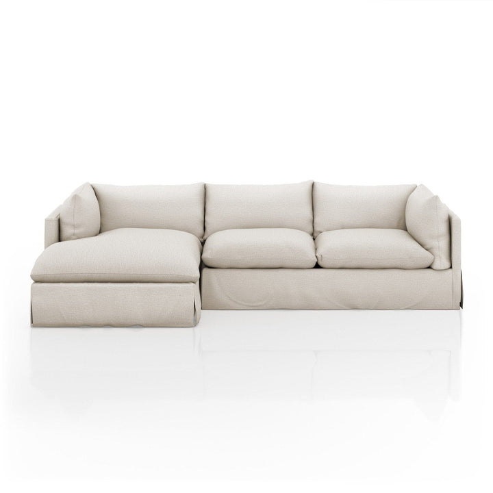 Haven Slipcover 2-Piece Sectional - Valley Nimbus - Left Chaise