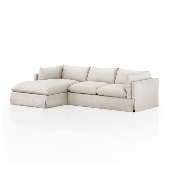 Haven Slipcover 2-Piece Sectional - Valley Nimbus - Left Chaise