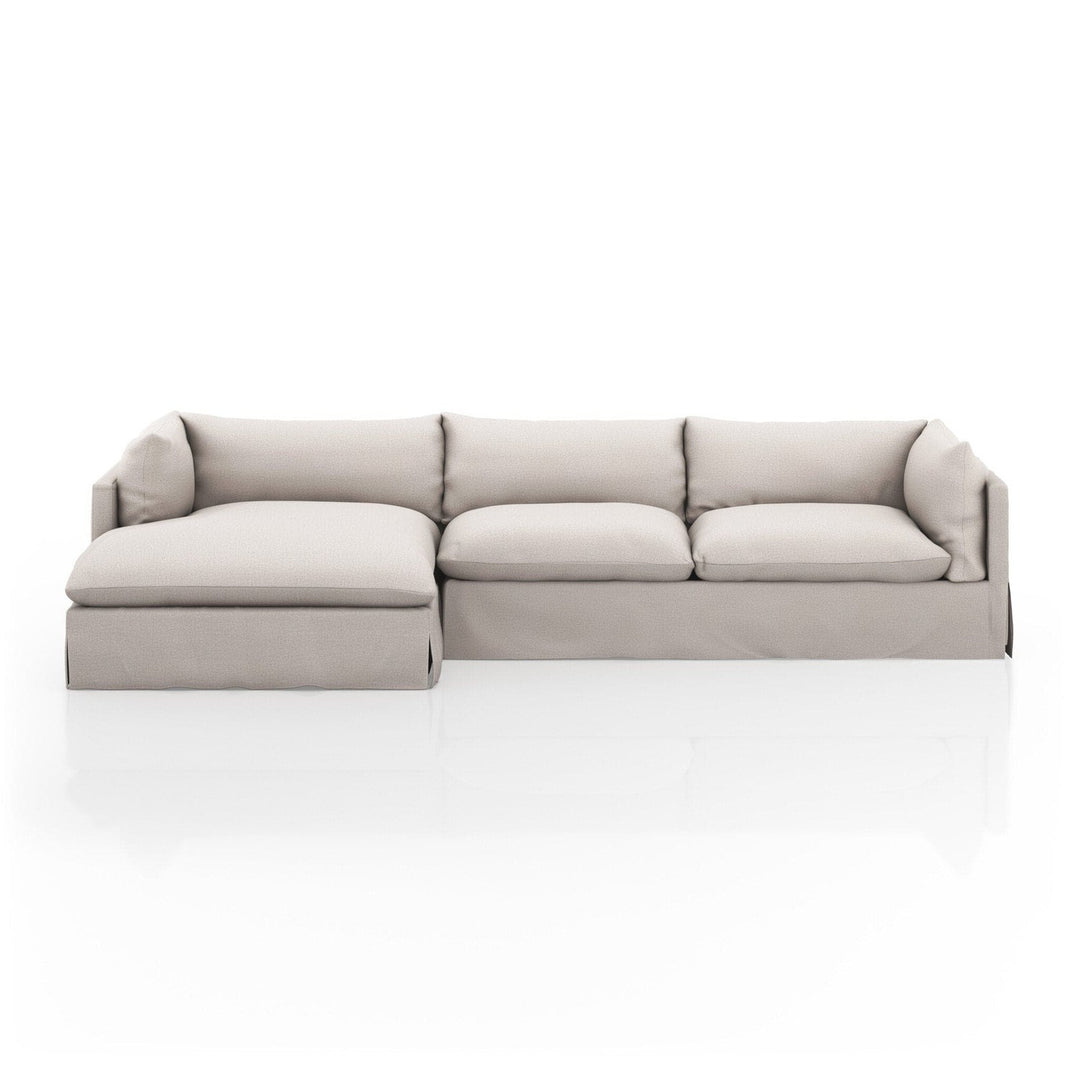 Haven Slipcover 2-Piece Sectional - Bennett Moon - Left Chaise