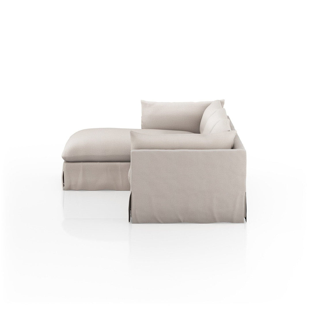 Haven Slipcover 2-Piece Sectional - Bennett Moon - Left Chaise