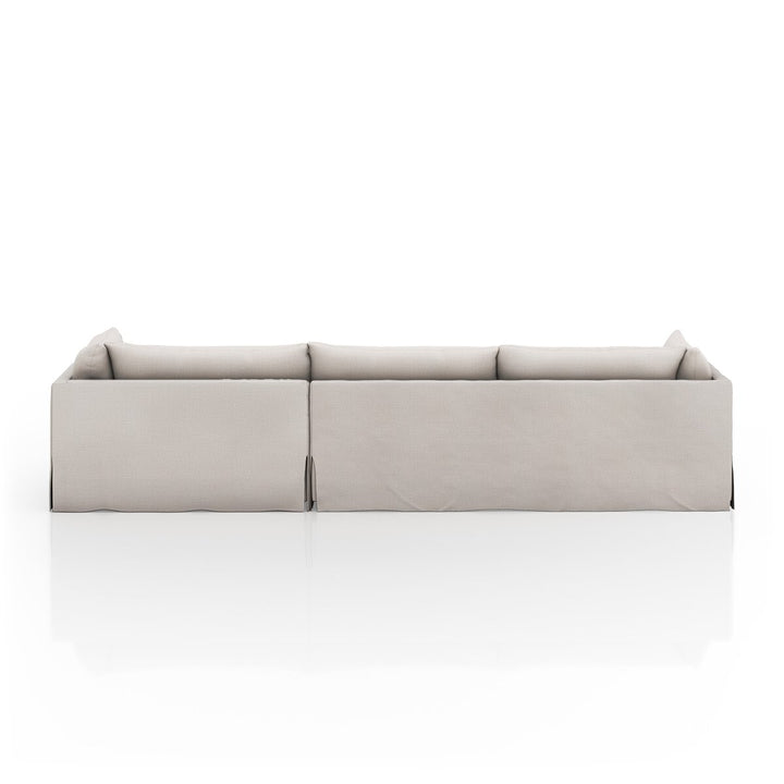 Refuge Slipcover 2-Piece Sectional - Right Chaise - 133" - Bennett Moon