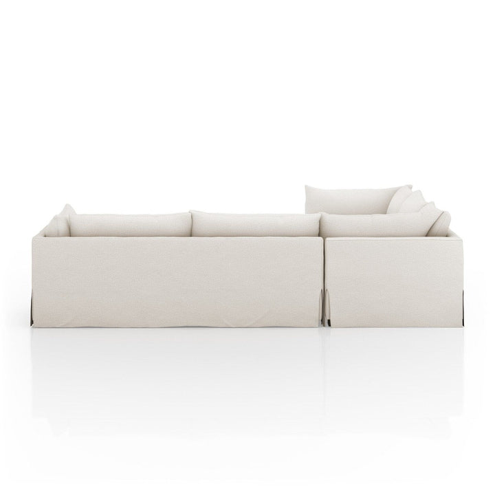 Haven Slipcover 3-Piece Sectional - Valley Nimbus - 122"