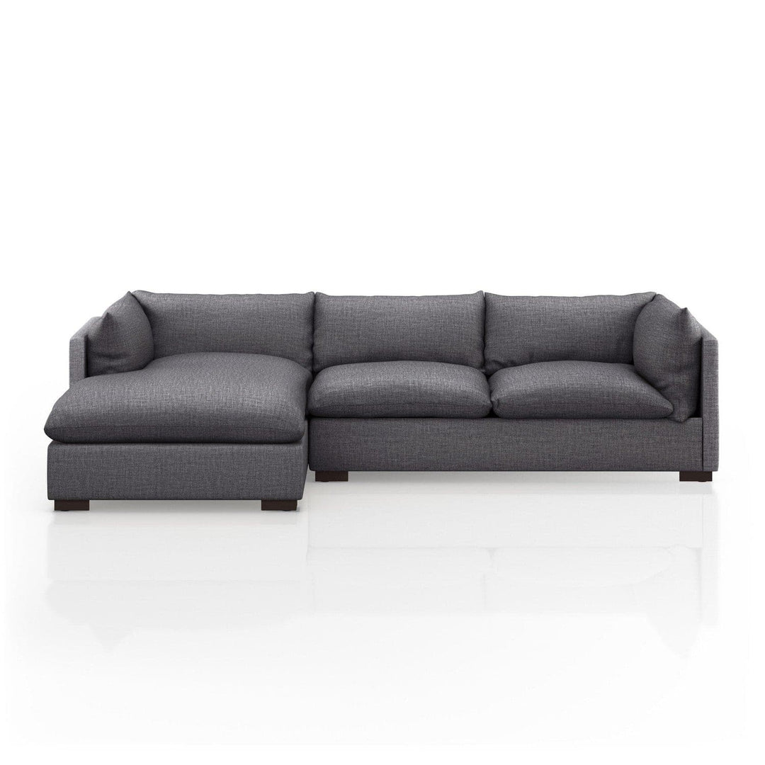 Holden 2-Piece LAF Sectional - 112" - Bennett Charcoal