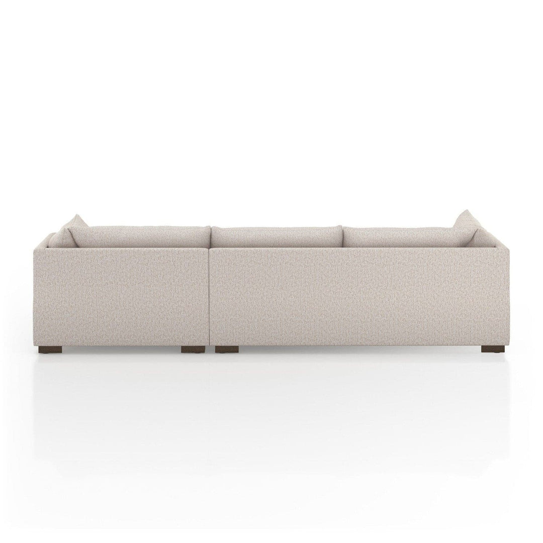 Holden 2-Piece RAF Sectional - 112" - Bayside Pebble