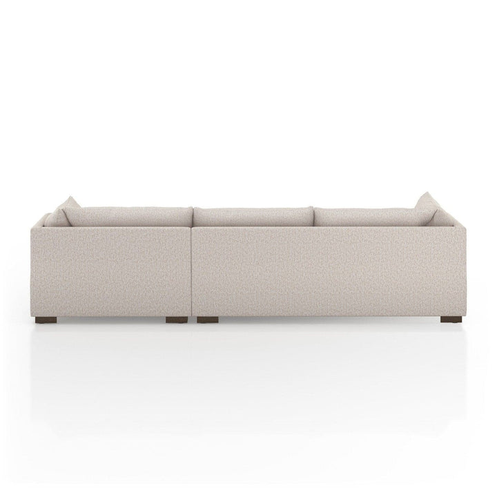 Holden 2-Piece RAF Sectional - 112" - Bayside Pebble