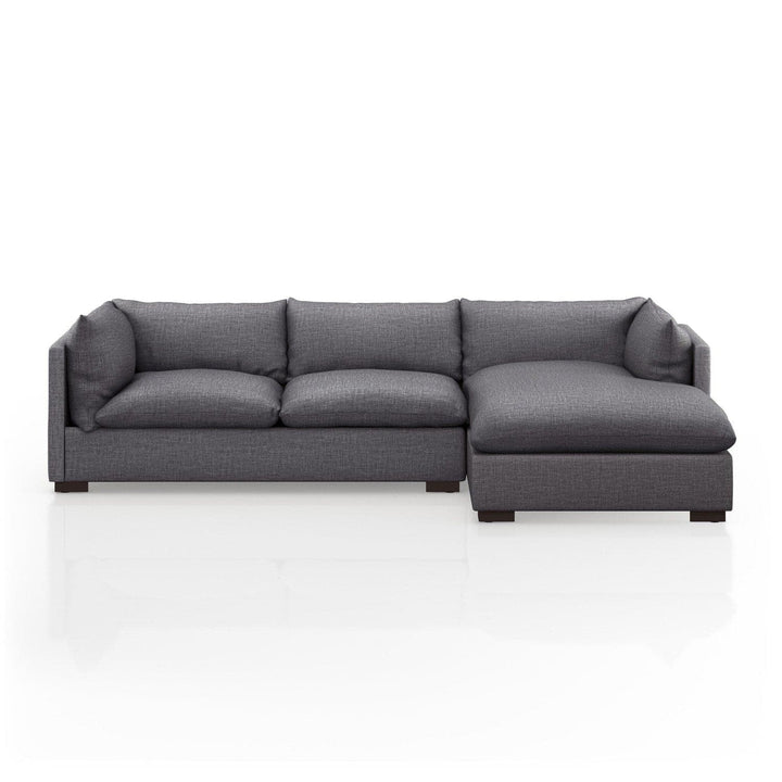 Holden 2-Piece RAF Sectional - 112" - Bennett Charcoal