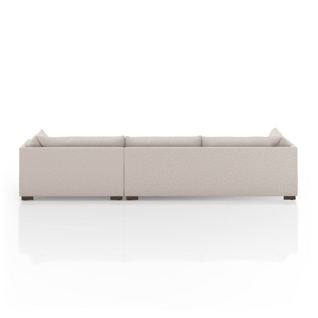 Holden 2-Piece RAF Sectional - 131" - Bayside Pebble