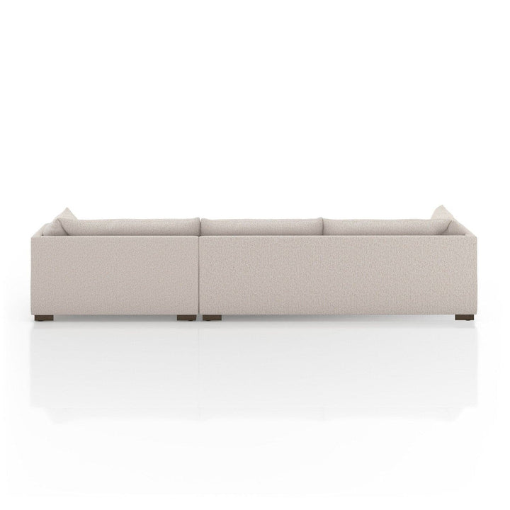 Holden 2-Piece RAF Sectional - 131" - Bayside Pebble