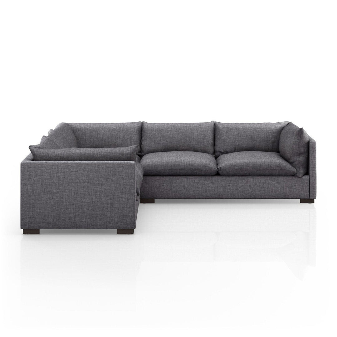 Holden 3-Piece Sectional - Bennett Charcoal - 111"