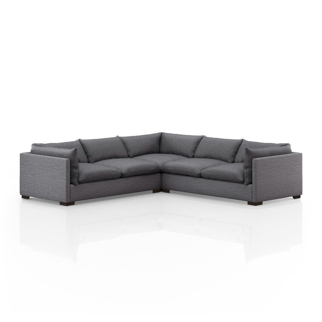 Holden 3-Piece Sectional - Bennett Charcoal - 111"