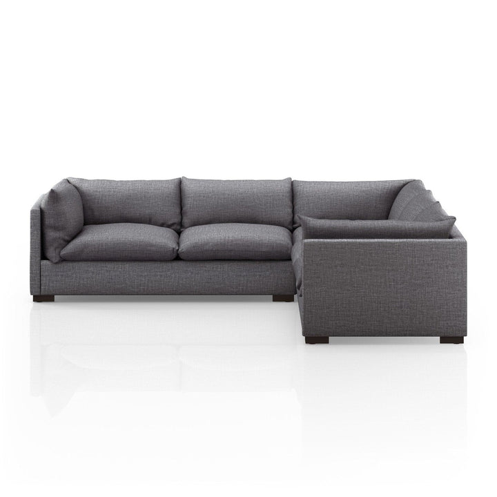 Holden 3-Piece Sectional - Bennett Charcoal - 111"