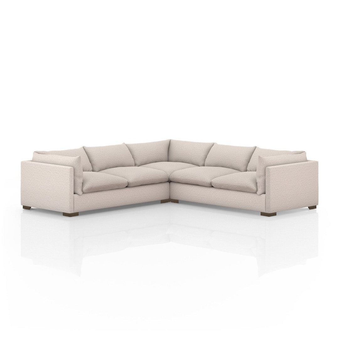 Holden 3-Piece Sectional - Bayside Pebble - 111"