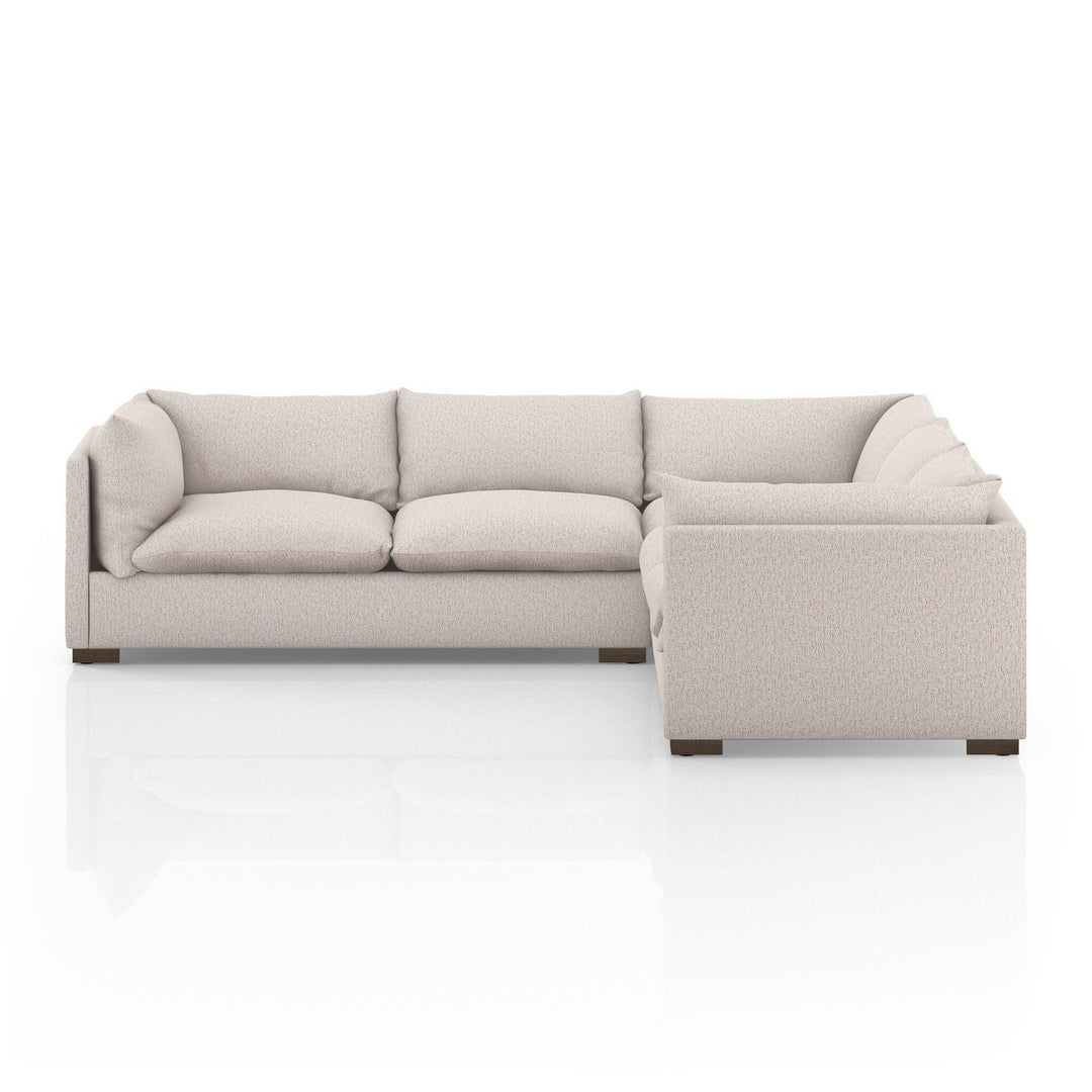 Holden 3-Piece Sectional - Bayside Pebble - 111"