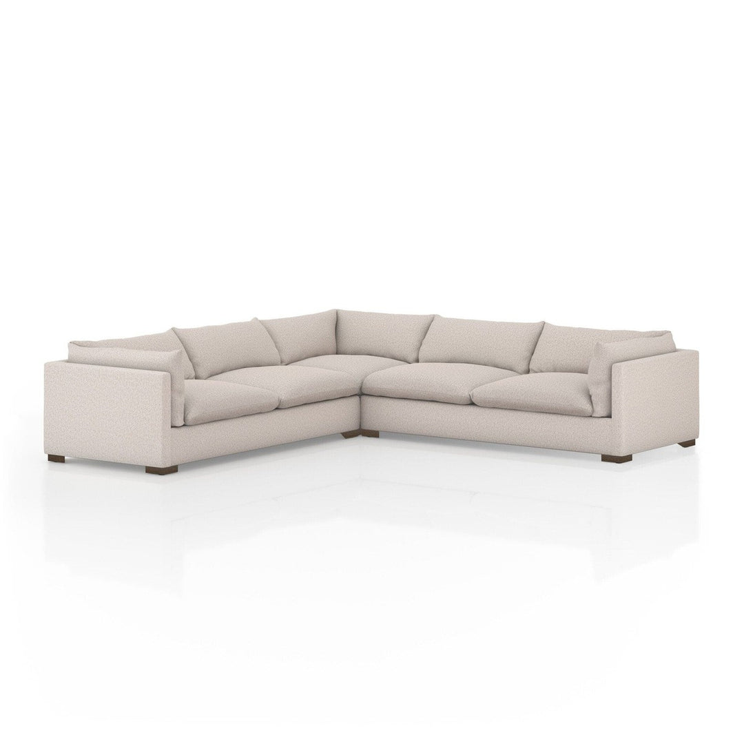 Holden 3-Piece Sectional - Bayside Pebble - 122"