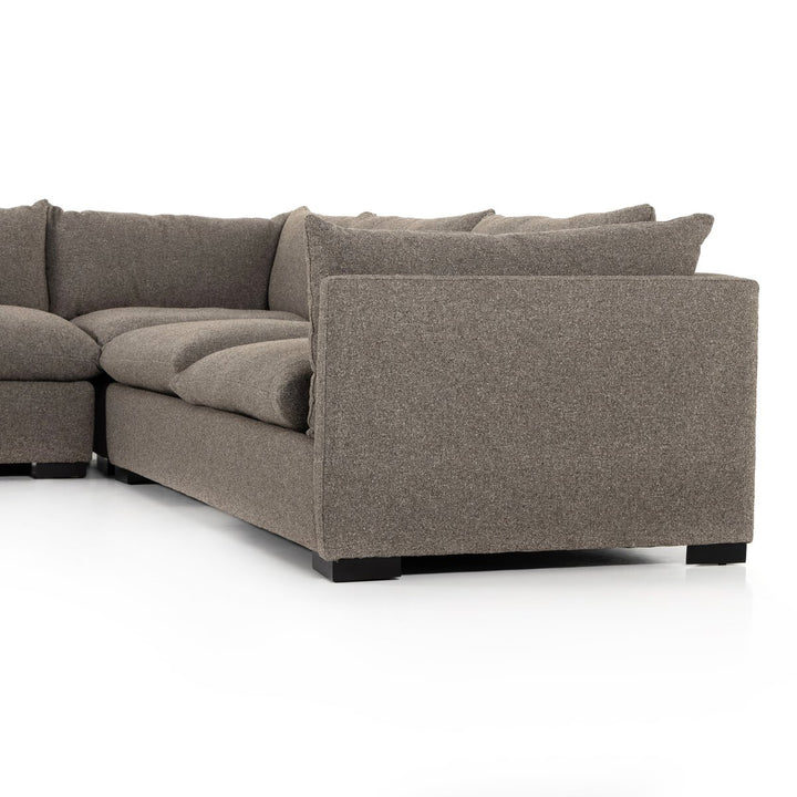 Edgewood 3-Piece Sectional - 3-Piece Sectional - 122" - Torrance Rock