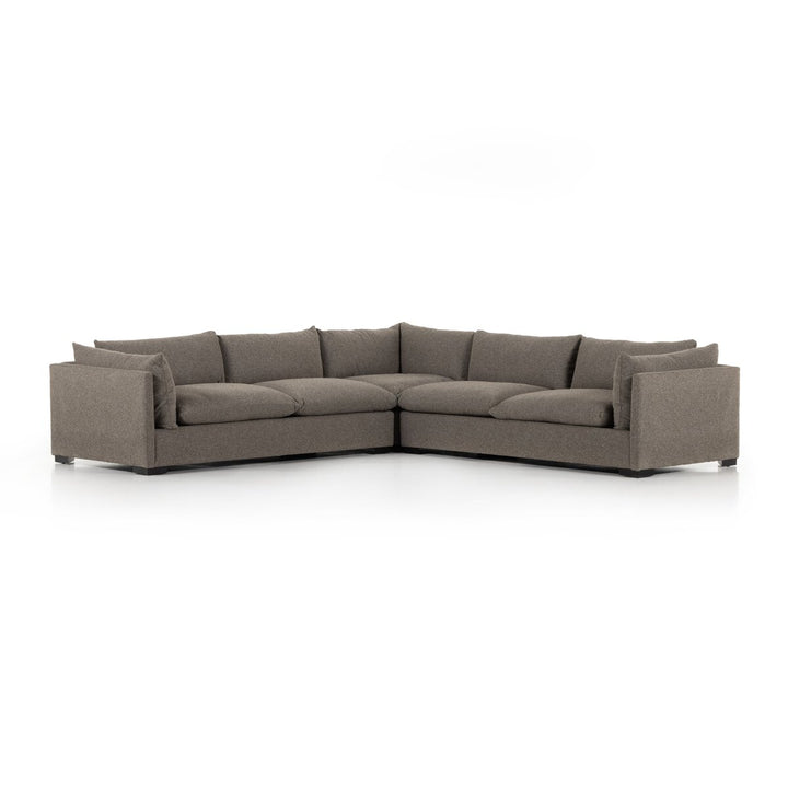 Edgewood 3-Piece Sectional - 3-Piece Sectional - 122" - Torrance Rock