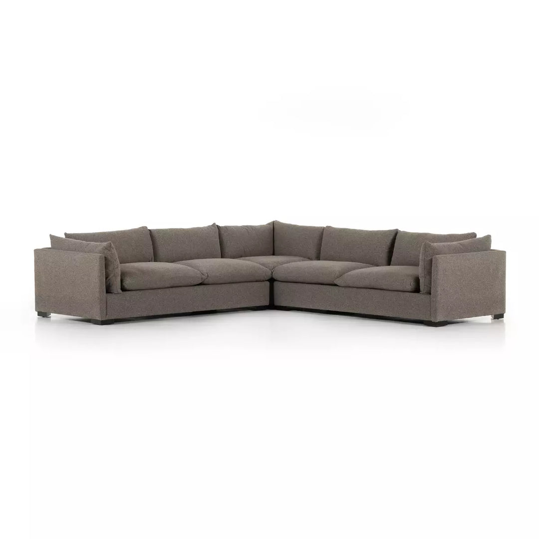 Westwood 3-Pc Sectional-Four Hands-FH-231334-002-Sectionals3Pc Sectional - 122"-Torrance Rock-28-France and Son