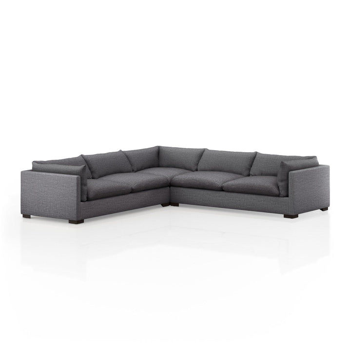 Holden 3-Piece Sectional - Bennett Charcoal - 122"