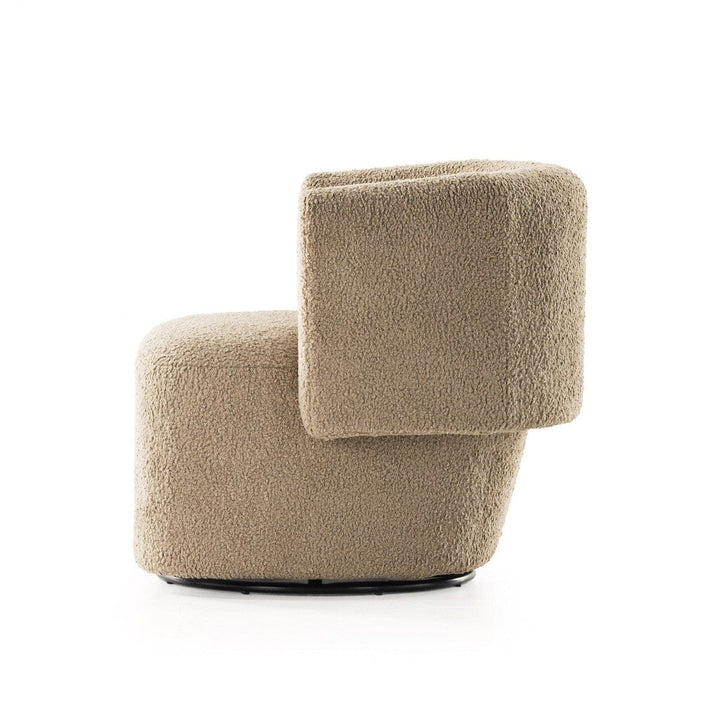 Talbot Swivel Chair - Sheepskin Camel