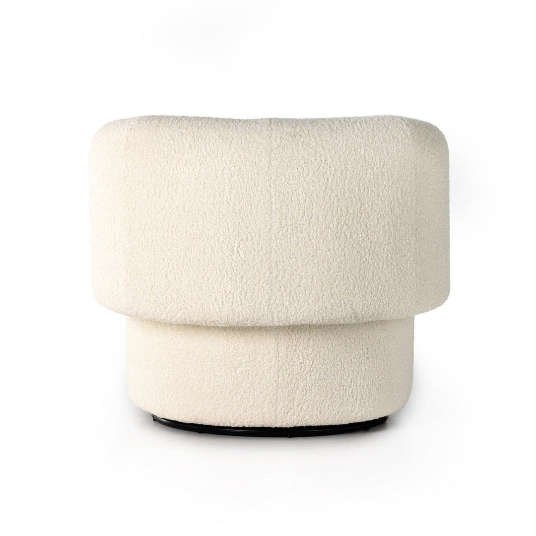 Talbot Swivel Chair - Sheepskin Natural