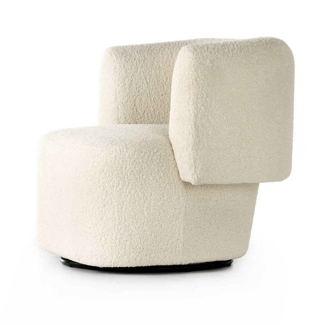 Talbot Swivel Chair - Sheepskin Natural