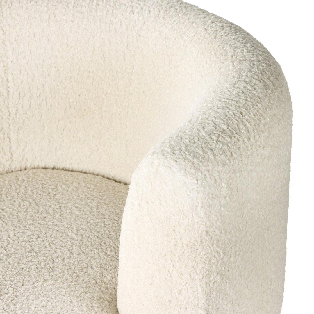 Talbot Swivel Chair - Sheepskin Natural