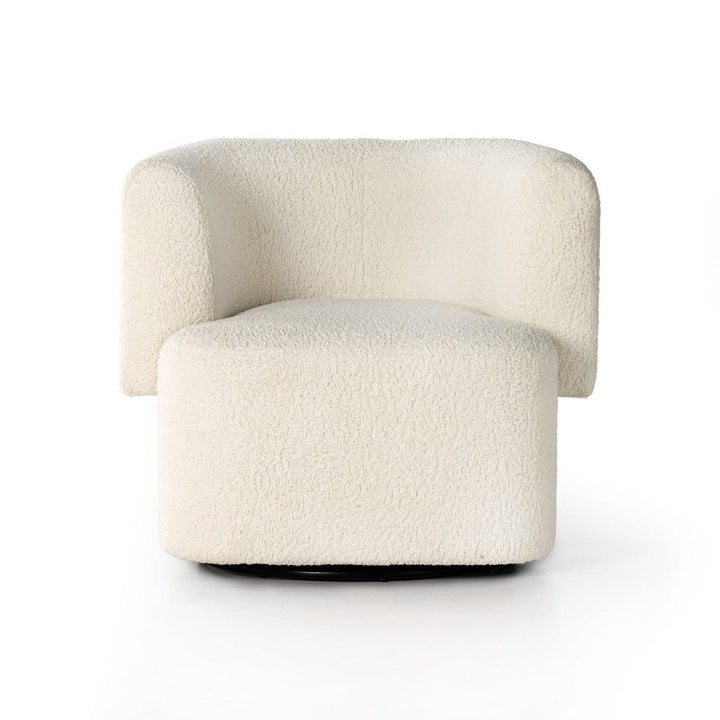 Talbot Swivel Chair - Sheepskin Natural