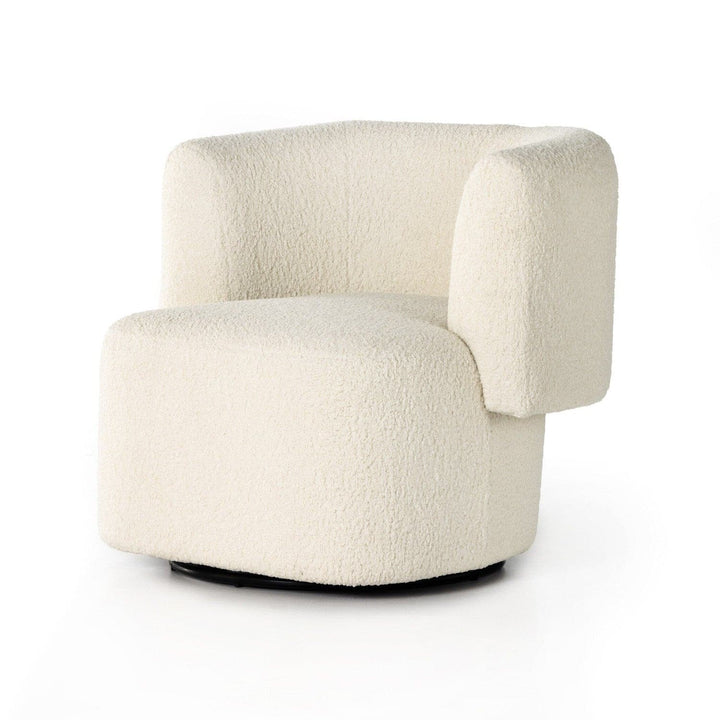 Talbot Swivel Chair - Sheepskin Natural