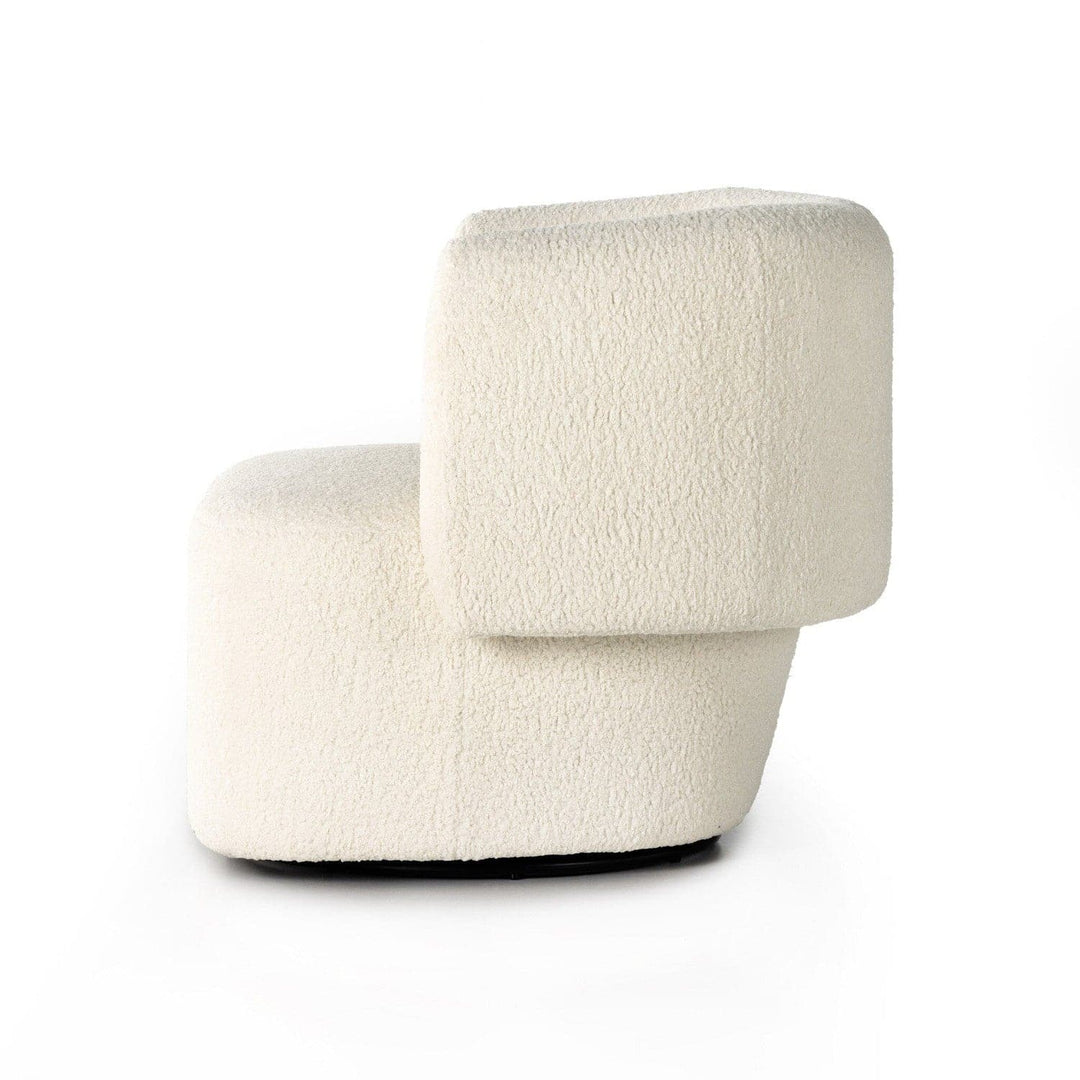 Talbot Swivel Chair - Sheepskin Natural