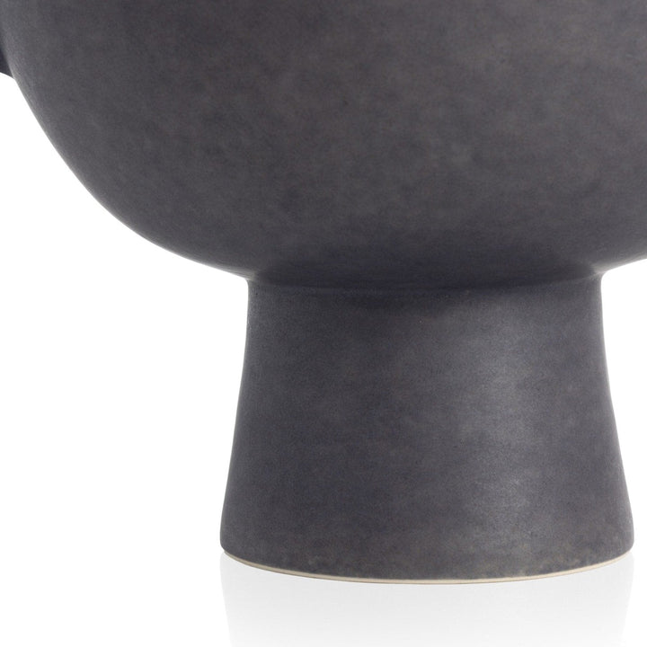 Anika Vase - Matte Black Ceramic