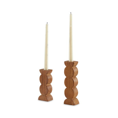 Keane Taper Candle Sticks-Four Hands-FH-231392-003-Candle Holders-1-France and Son