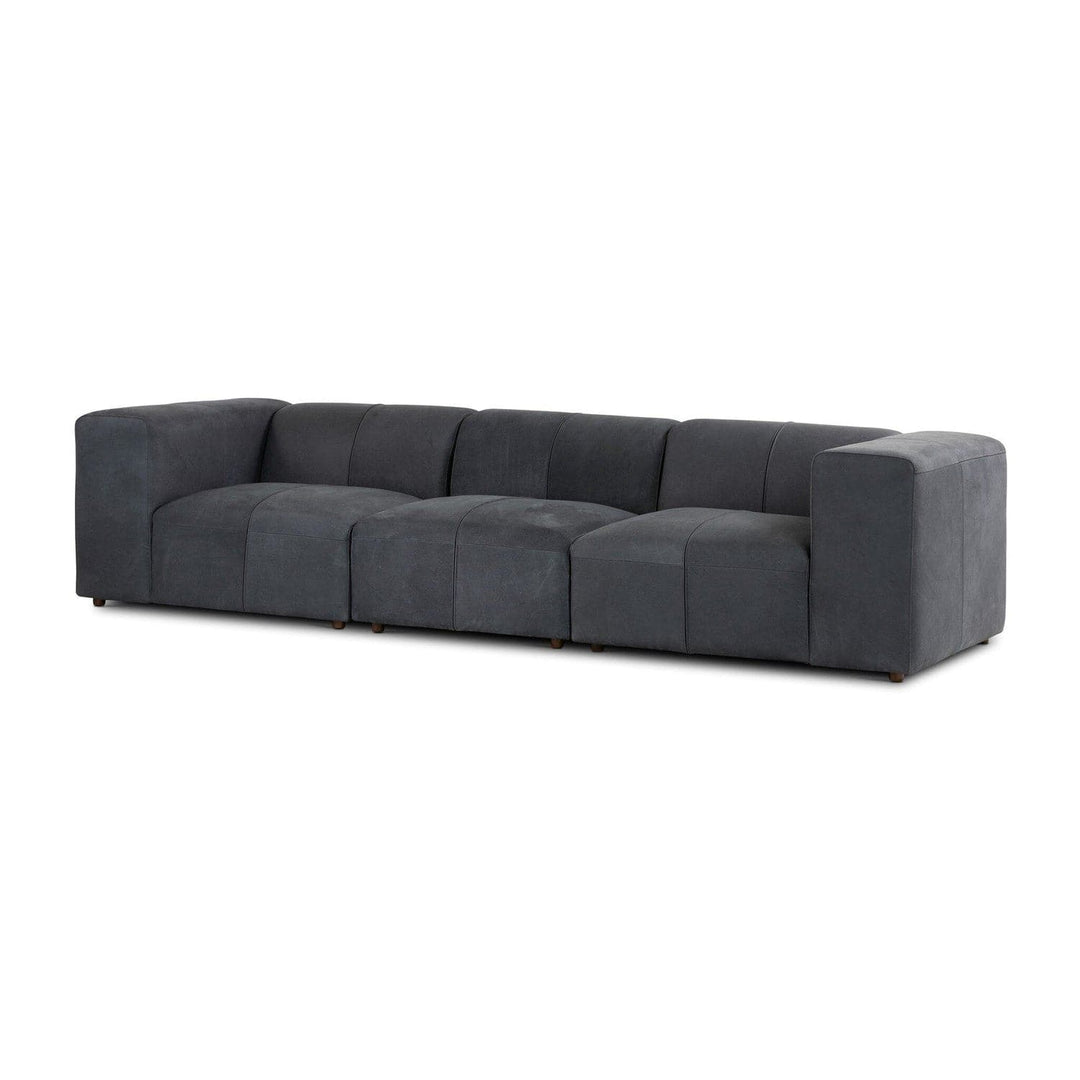 Stefan 3-Piece Sectional Sofa - Modena Midnight