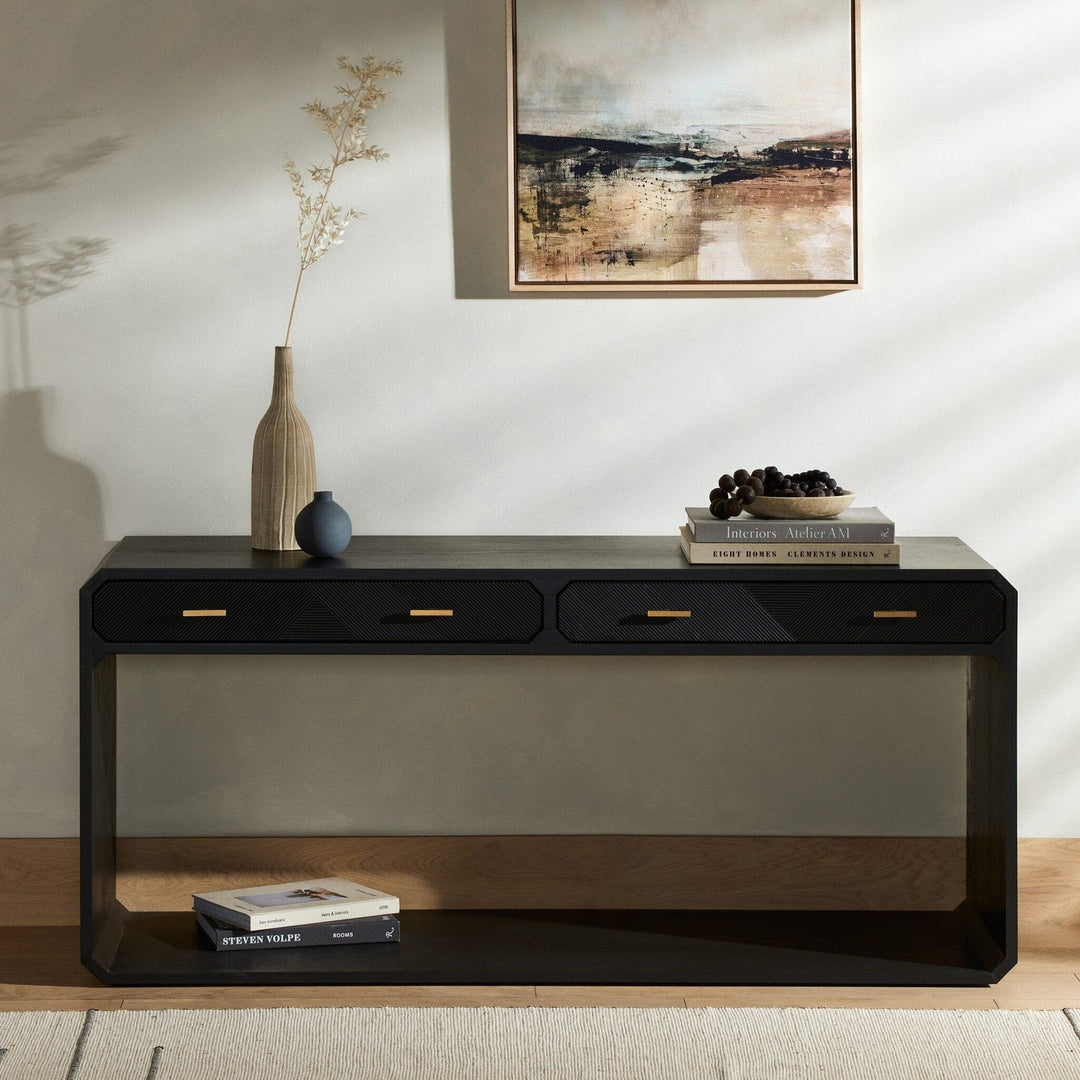 Maverick Console Table - Black Ash