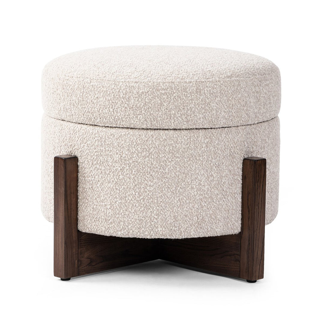 Espen Storage Ottoman - Sattley Fog - 25"