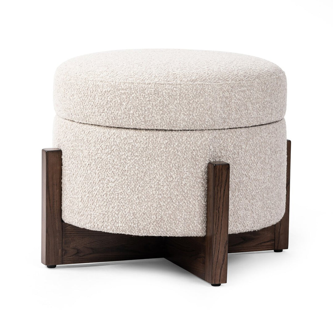 Espen Storage Ottoman - Sattley Fog - 25"