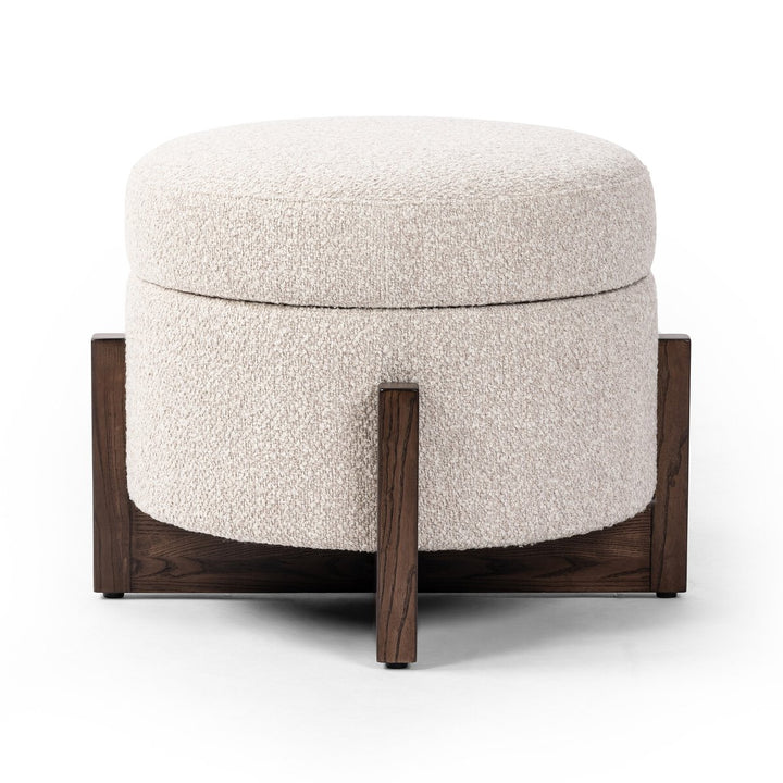 Espen Storage Ottoman - Sattley Fog - 25"