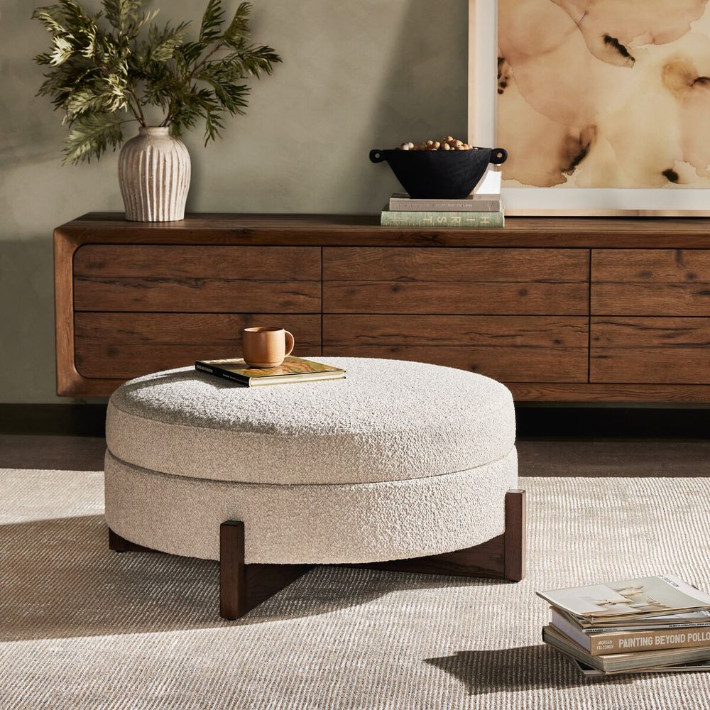 Coffee Tables Espen Storage Ottoman - Sattley Fog - 39"