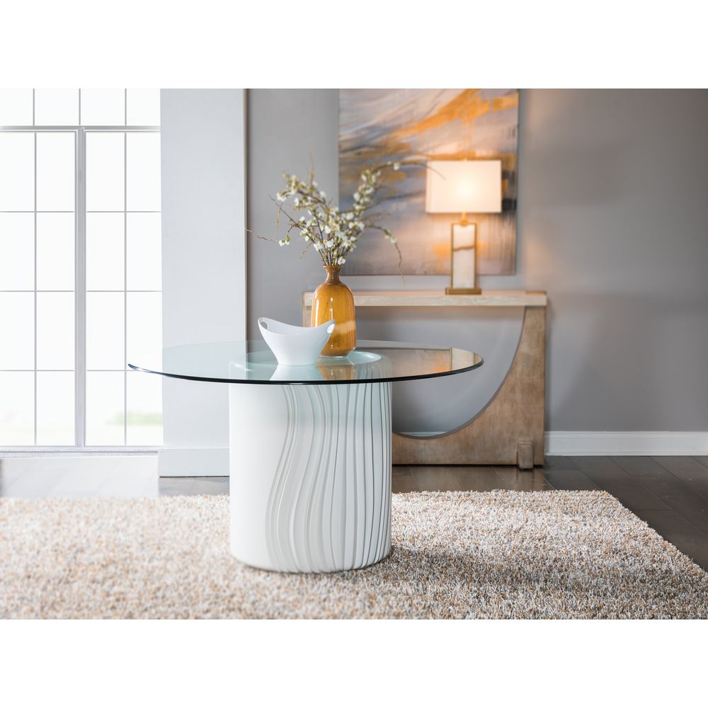 Dining Tables Volante Round Dining Table - Ivory