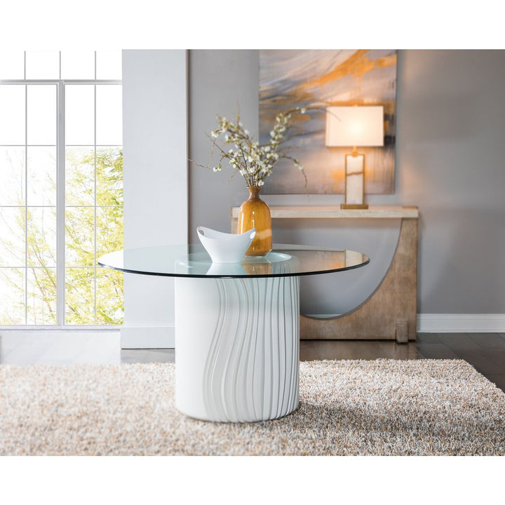 Volante Round Dining Table - Ivory