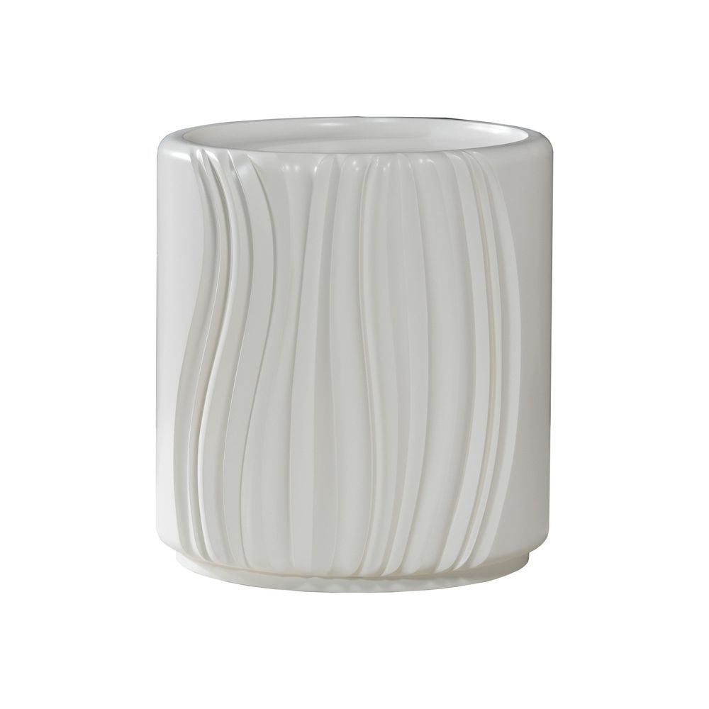 Side Tables Volante Round Drum End Table - Ivory