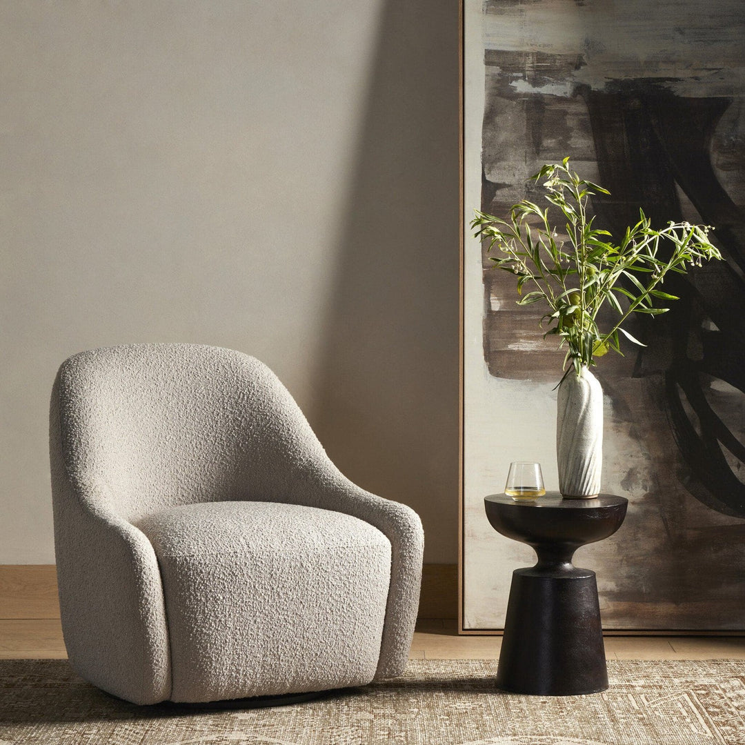 Eli Swivel Chair - Knoll Sand