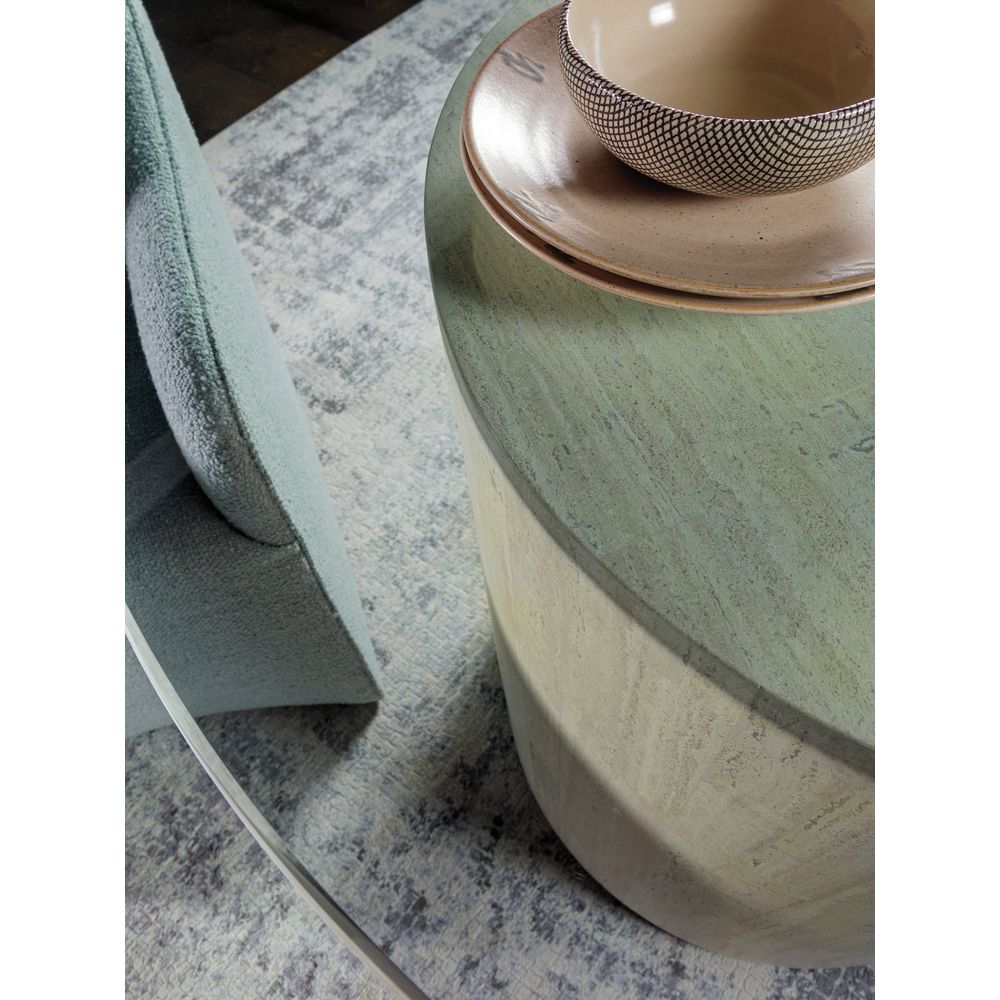 Dining Tables Cassio Round Dining Table - Creamy White