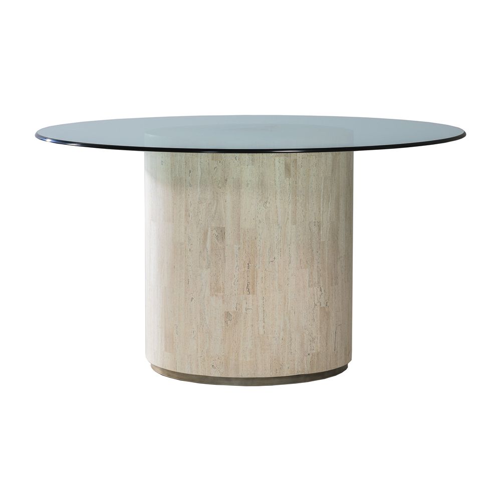 Dining Tables Cassio Round Dining Table - Creamy White