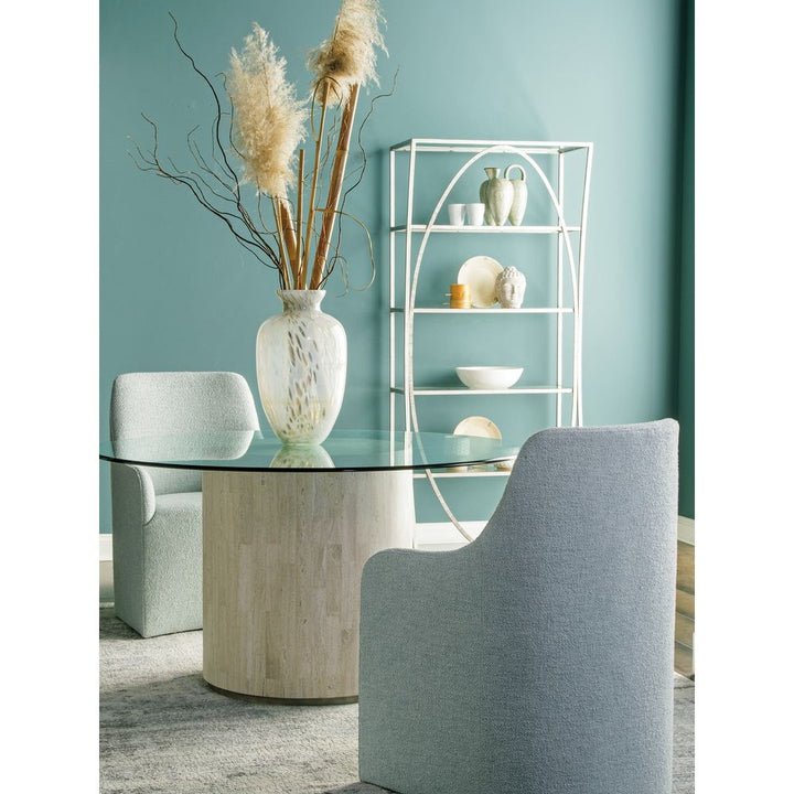Dining Tables Cassio Round Dining Table - Creamy White