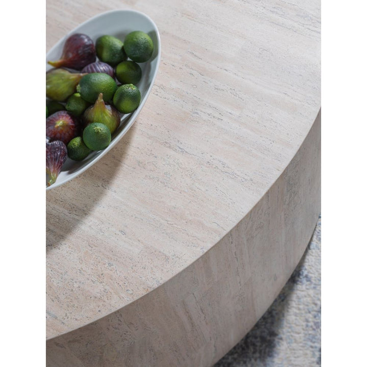 Coffee Tables Cassio Round Cocktail Table - Creamy White